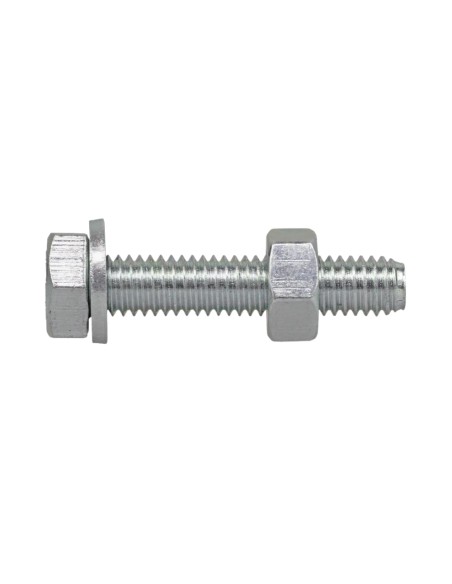 Unifix Vite Metrica TE Con Dado E Rondella Zincata Bianca 8x40 Pezzo Sfuso