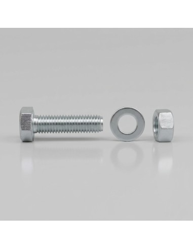 Unifix Vite Metrica TE Con Dado E Rondella Zincata Bianca 8x40 Pezzo Sfuso