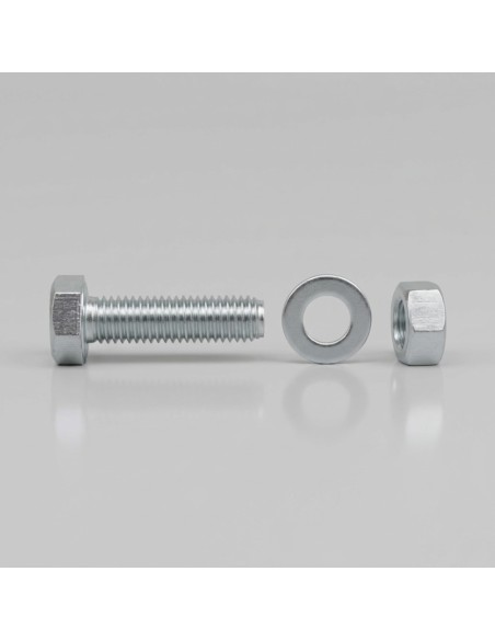 Unifix Vite Metrica TE Con Dado E Rondella Zincata Bianca 8x40 Pezzo Sfuso