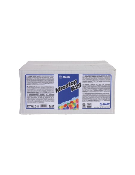 Giunto Bentonitico Mapei IDROSTOP B25 Idroespandente Rotolo 5 Metri