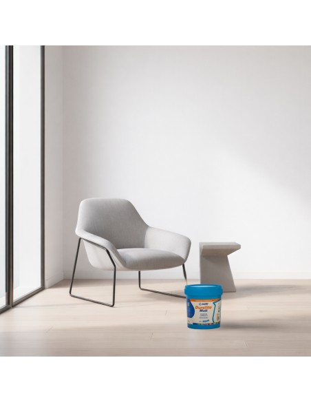 Idropittura Lavabile MAPEI Dursilite Matt White 4 L Finitura Extra Opaca