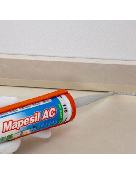MAPEI Mapesil AC Silicone Acetico  Elastico Resistente Alla Muffa 310 ml 6 Pezzi