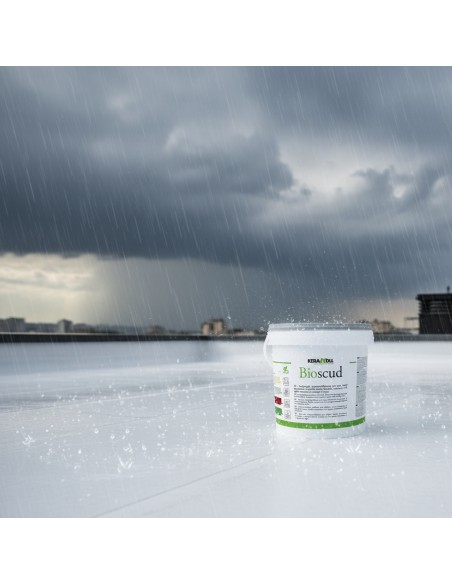Membrana Impermeabilizzante Bioscud Grigia 5 Kg Per Esterni