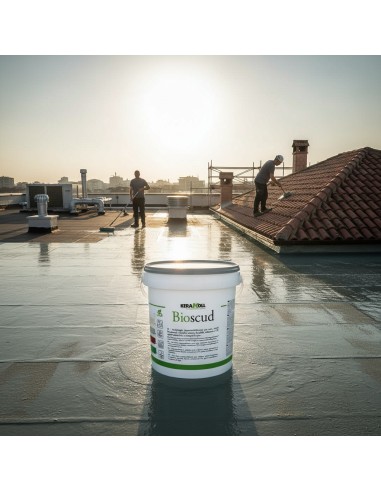Membrana Impermeabilizzante Bioscud Grigia 5 Kg Per Esterni