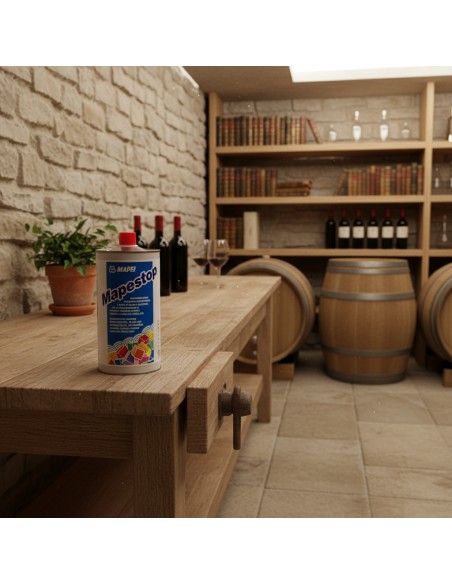 Mapei MAPESTOP Microemulsione Siliconica Barriera Chimica Contro L’Umidità 1 Kg