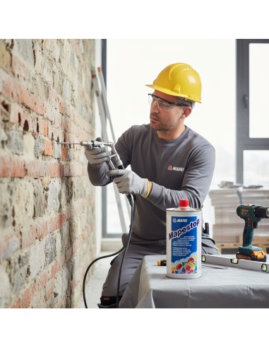 Mapei MAPESTOP Microemulsione Siliconica Barriera Chimica Contro L’Umidità 1 Kg