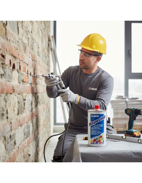 Mapei MAPESTOP Microemulsione Siliconica Barriera Chimica Contro L’Umidità 1 Kg