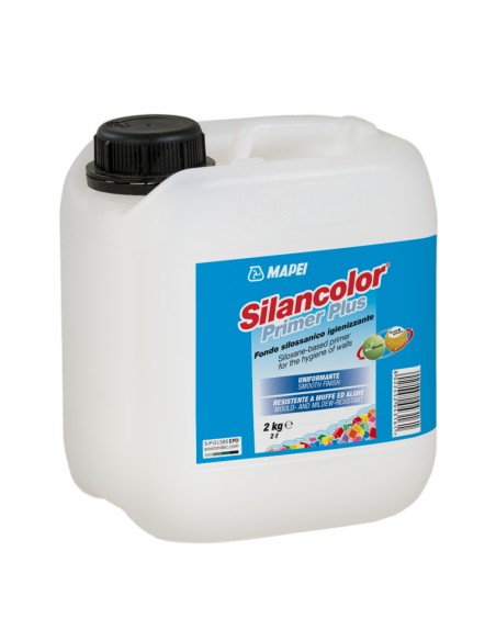 Mapei SILANCOLOR PRIMER PLUS Fondo Silossanico Igienizzante 2 Kg