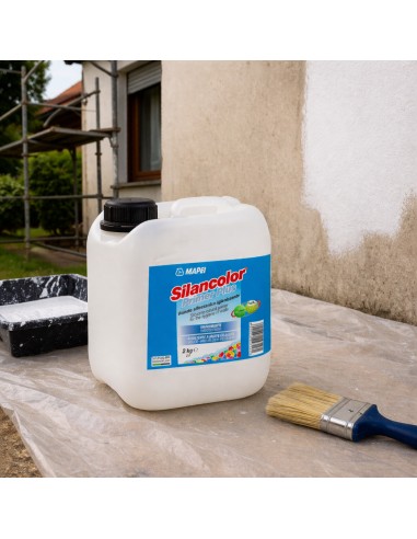 Mapei SILANCOLOR PRIMER PLUS Fondo Silossanico Igienizzante 2 Kg