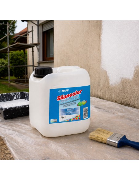 Mapei SILANCOLOR PRIMER PLUS Fondo Silossanico Igienizzante 2 Kg
