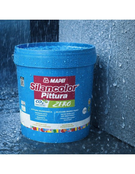 Mapei SILANCOLOR PITTURA ZERO Esterni E Interni Idrorepellente Traspirante 5 Kg