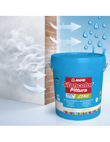 Mapei SILANCOLOR PITTURA ZERO Esterni E Interni Idrorepellente Traspirante 5 Kg