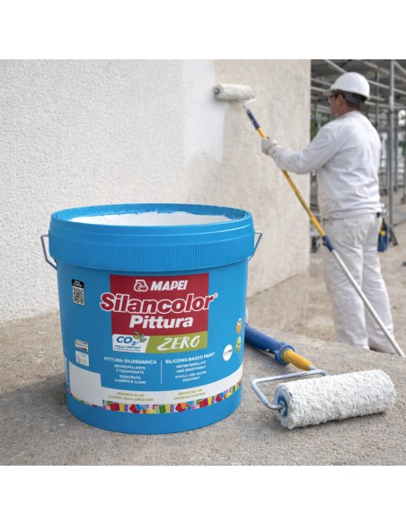 Mapei SILANCOLOR PITTURA ZERO Esterni E Interni Idrorepellente Traspirante 5 Kg