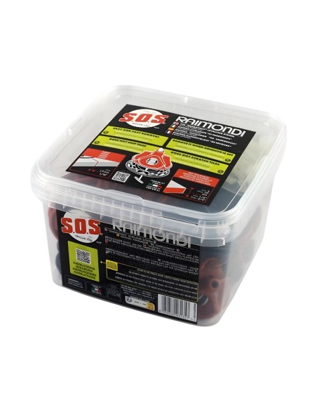 RAIMONDI Kit RLS SOS Sistema Livellante Basi SOS + Ghiere + Rondelle Antigraffio
