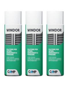 Windor Spray Lucida E Ravviva Infissi E Serramenti 500 ml 3 Pezzi