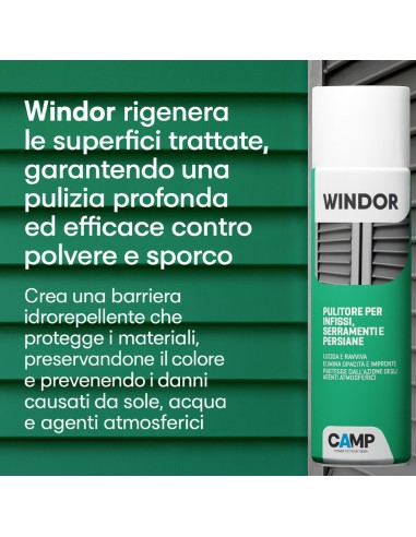 Windor Spray Lucida E Ravviva Infissi E Serramenti 500 ml 3 Pezzi
