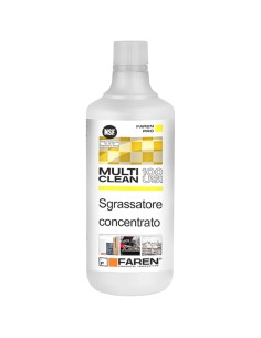 FAREN Multi Clean 100 USI Sgrassante Universale Alcalino Multi Superfici 1 L