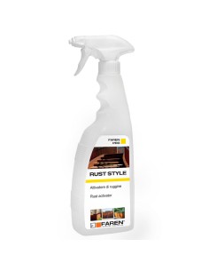 FAREN Rust Style Attivatore Ruggine Effetto Corten Su Superfici Ferrose 750 ml