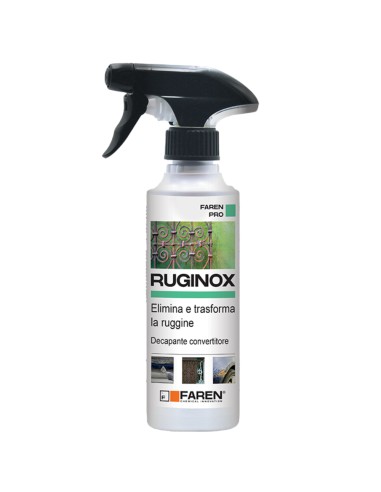Faren RUGINOX Spray Convertitore Di Ruggine Decapante Rimuove Ossidazioni 250 ml