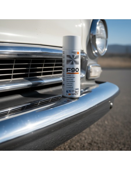 Faren F90 Acciaio Inox Spray Per Trattamento Metalli Anticorrosivo 400 ml 3 Pezzi