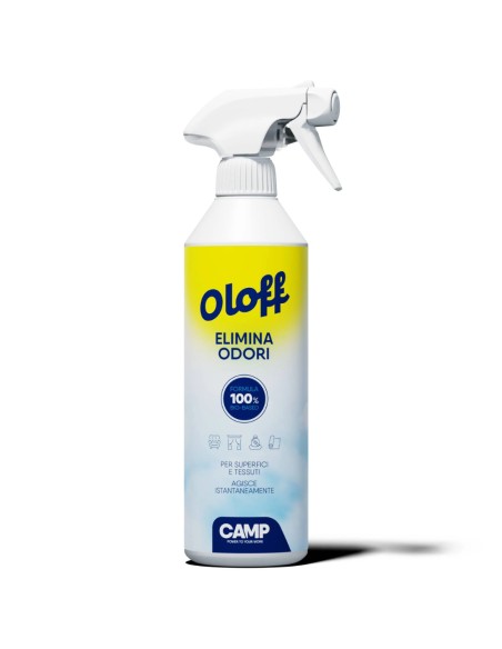CAMP Oloff  500 ml Elimina Odori Istantaneo Per Superfici E Tessuti  