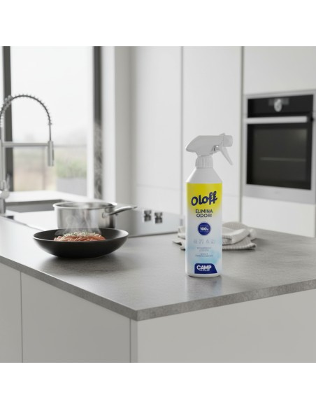 CAMP Oloff  500 ml Elimina Odori Istantaneo Per Superfici E Tessuti  