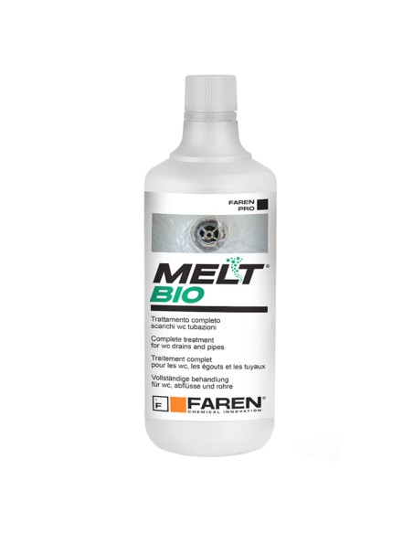 Faren MELT BIO BAG Trattamento Biologico Per Scarichi E Tubazioni 1 Litro