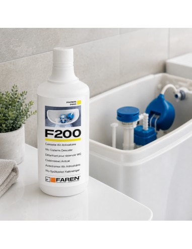 FAREN F200 Disincrostante Anticalcare Per Cassette WC 1 LT 2 Pezzi
