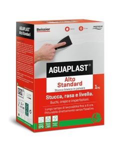 AGUAPLAST ALTO STANDARD POLVERE Stucco Pronto Per Interni 1 Kg 