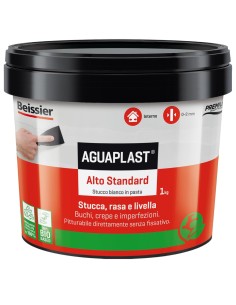 AGUAPLAST ALTO STANDARD PASTA Stucco Pronto Per Interni 1 Kg