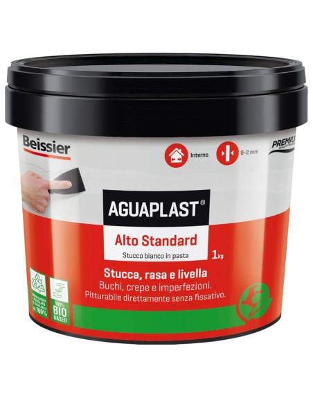 AGUAPLAST ALTO STANDARD PASTA Stucco Pronto Per Interni 1 Kg