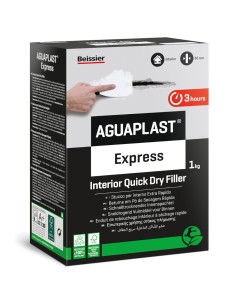 AGUAPLAST EXPRESS Stucco In Polvere Extra Rapido Per Ambienti Umidi 1 Kg