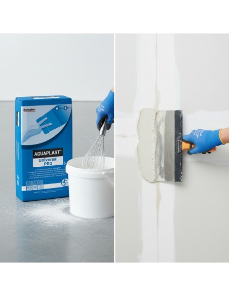 AGUAPLAST UNIVERSAL PRO Stucco In Polvere Ideale Per Cartongesso 5 Kg