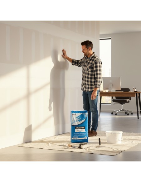 AGUAPLAST UNIVERSAL PRO Stucco In Polvere Ideale Per Cartongesso 5 Kg