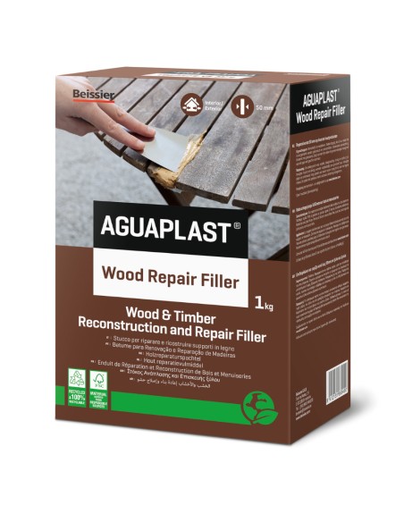 AGUAPLAST WOOD REPAIR FILLER Stucco Riempitivo Per Legno 1 Kg