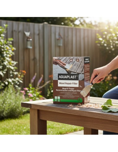 AGUAPLAST WOOD REPAIR FILLER Stucco Riempitivo Per Legno 1 Kg