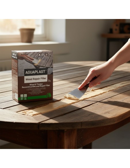 AGUAPLAST WOOD REPAIR FILLER Stucco Riempitivo Per Legno 1 Kg