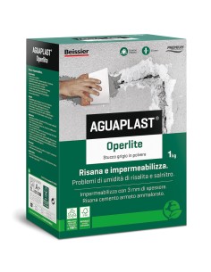 AGUAPLAST OPERLITE Stucco Impermeabile Risanante In Polvere
