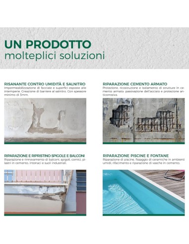 AGUAPLAST OPERLITE Stucco Impermeabile Risanante In Polvere