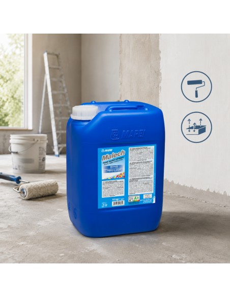 MAPEI Malech Fondo Acrilico All'Acqua Uniformante Promotore Di Adesione 10 kg