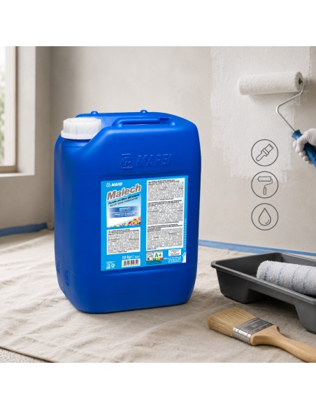 MAPEI Malech Fondo Acrilico All'Acqua Uniformante Promotore Di Adesione 10 kg