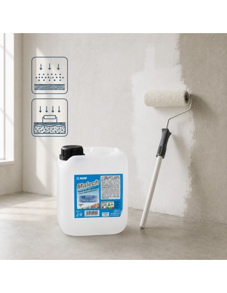 MAPEI Malech Fondo Acrilico All'Acqua Uniformante Promotore Di Adesione 2 kg