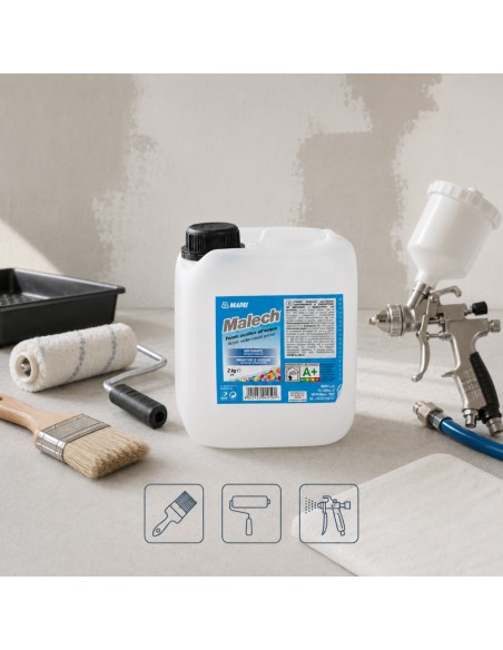 MAPEI Malech Fondo Acrilico All'Acqua Uniformante Promotore Di Adesione 2 kg