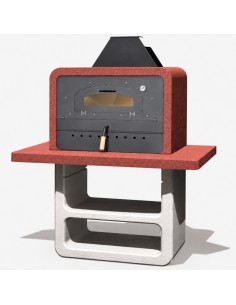Forno Barbecue Capri Premium Legna Carbonella 114 x 64 x 158 cm 