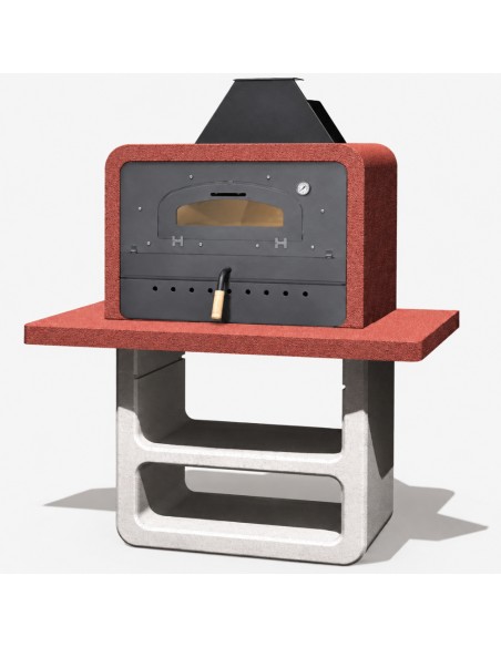 Forno Barbecue Capri Premium Legna Carbonella 114 x 64 x 158 cm 