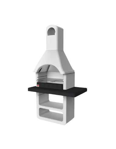 SAROM Barbecue Maribor Legna Carbonella 114 x 64 x 212,5 cm Con Griglia E Base Con Ripiano
