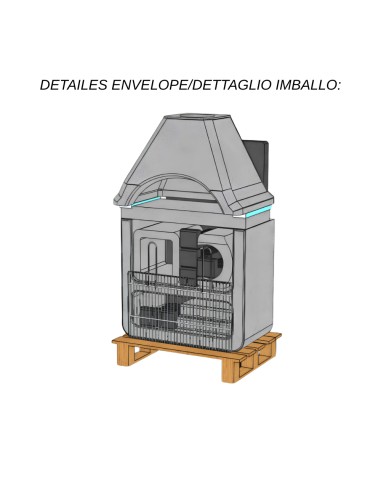 SAROM Barbecue Maribor Legna Carbonella 114 x 64 x 212,5 cm Con Griglia E Base Con Ripiano