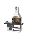 SAROM Barbecue Ulisse Carbonella 170 x 64 x 232 cm Griglia E Ampio Tavolo Laterale