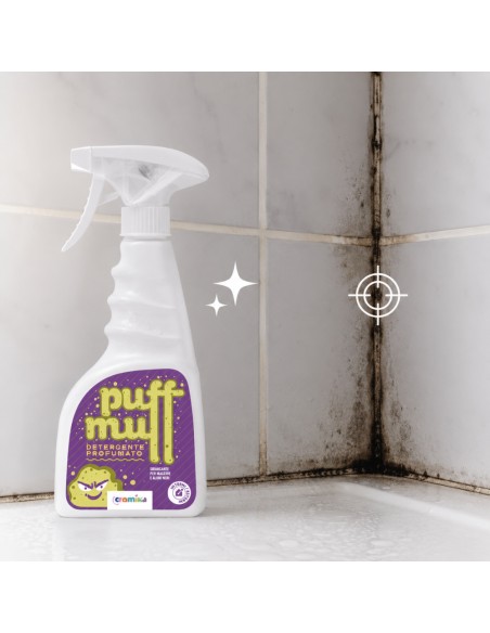 CROMIKA Puff Muff Detergente Profumato Per Macchie Nere E Aloni Su Pareti 0.5 L
