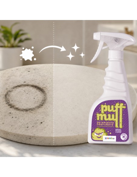 CROMIKA Puff Muff Detergente Profumato Per Macchie Nere E Aloni Su Pareti 0.5 L